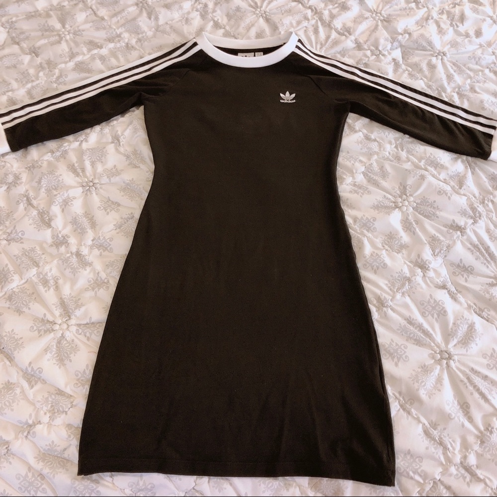Adidas originally three stripes bodycon dress